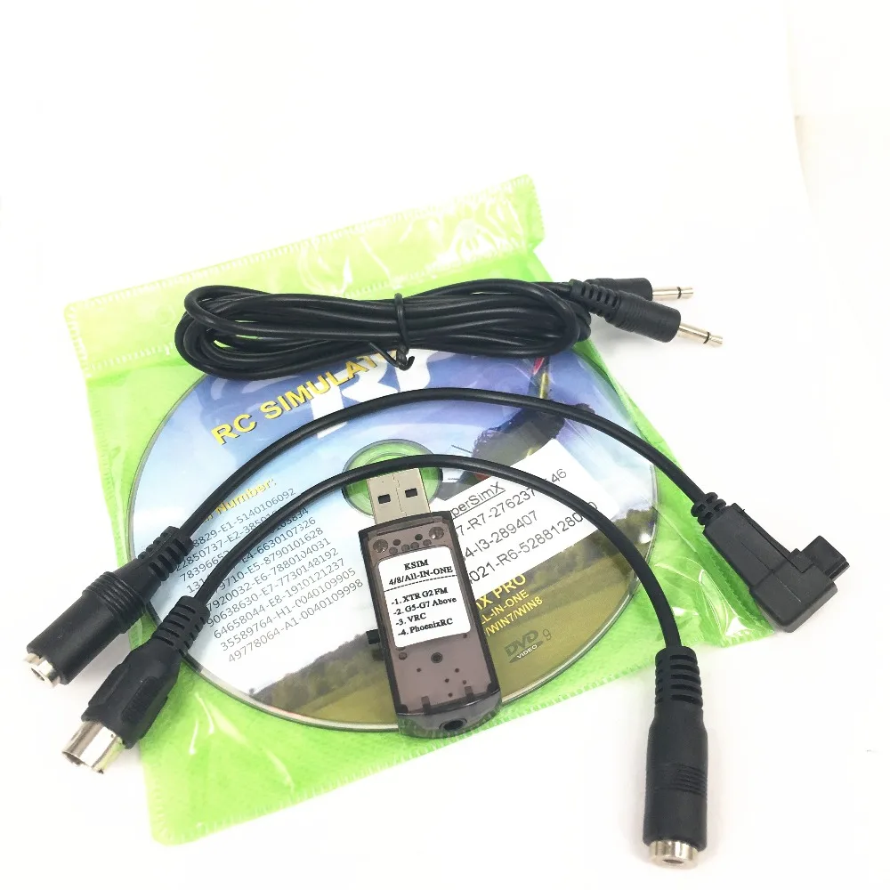 USB кабель для авиасимулятора все в одном SuperSim X 22in1 с паролем (Phoenix G7 Reflex XTR AeroFly FMS CAR