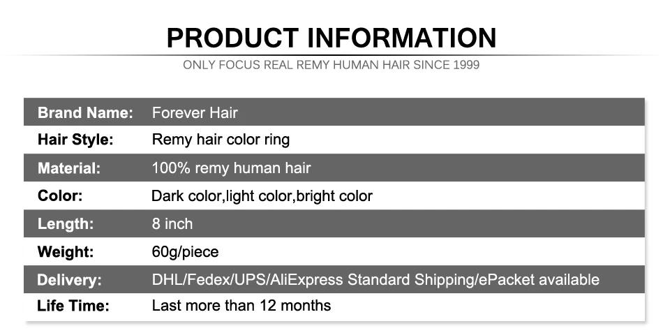 Forever Hair Remy человеческие волосы цветные кольца/цветные диаграммы 32 цвета доступны могут быть окрашены для салонного образца