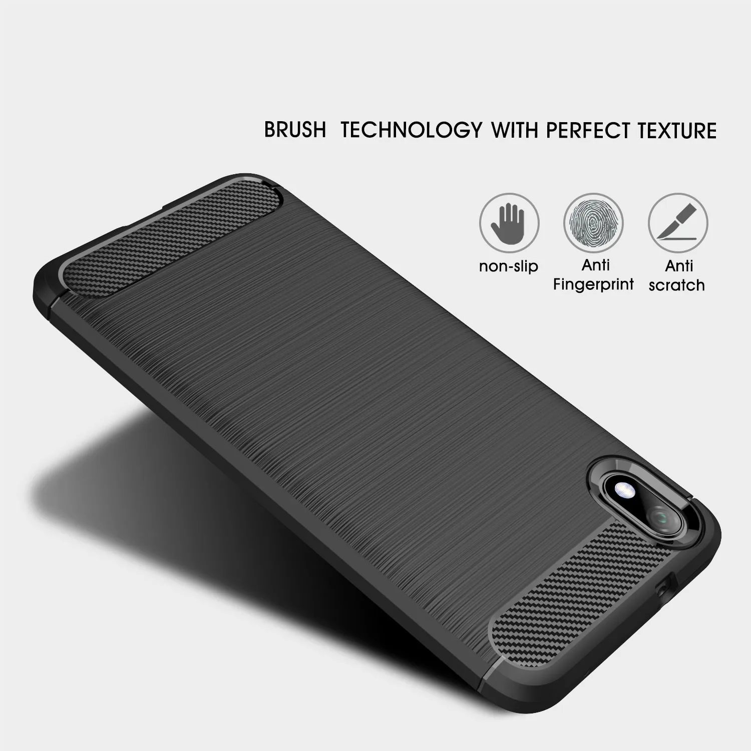 Carbon Fiber Protective TPU Silicone Back Cover For Xiaomi Redmi 7A Y3 Y2 Y1 S2 Go Note 8 7 6 5 Pro Plus 7S 6A 5A 4A 4X A2 Lite |