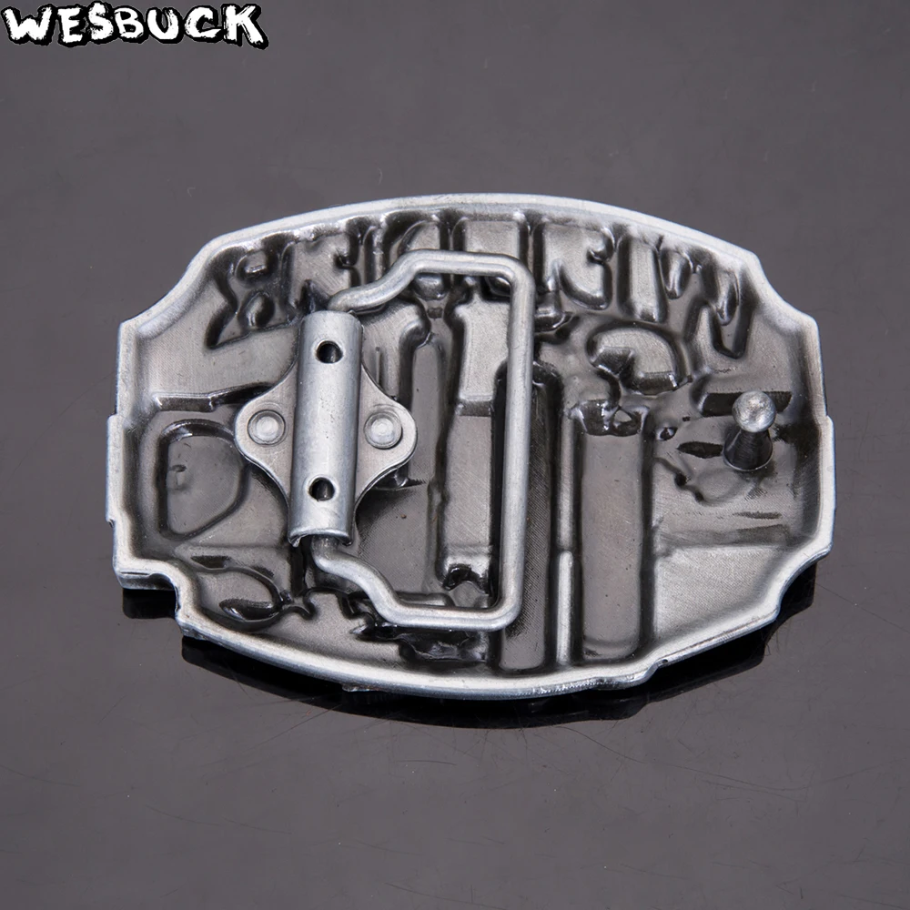 WesBuck брендовые металлические пряжки ремня для мужские Юнисекс Western Buckles девочек в