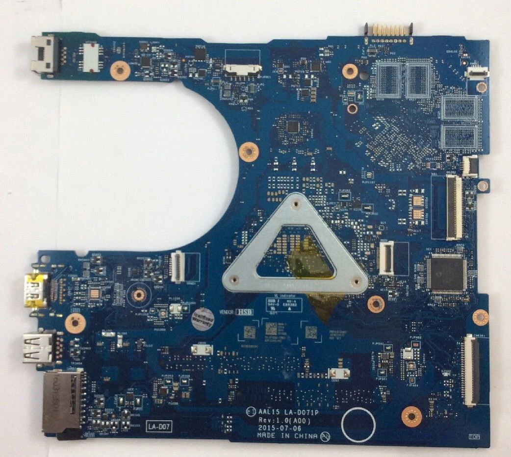 

Laptop Motherboard For Dell Inspiron 15 5559 CN-0FV59D FV59D 0FV59D AAL15 LA-D071P i5-6200U CPU DDR3L 100% Tested