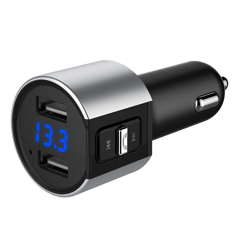 

Беспроводной Fm-трансмиттер Mp3, Aux модулятор, Bluetooth, автомобильный комплект громкой связи, аудио mp3-плеер, автомобильное зарядное устройство с ...