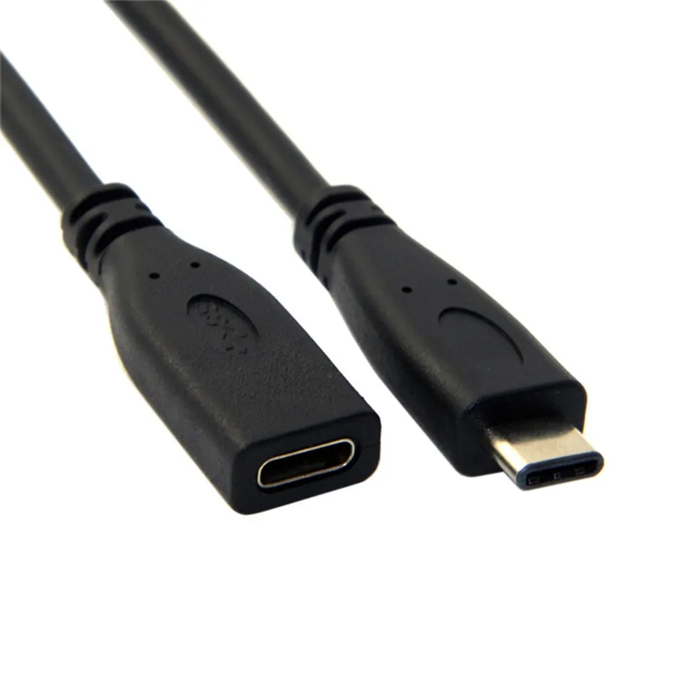 YKSO USB C кабель 3 1 Тип мужчин и женщин Расширение зарядный синхронизации данных