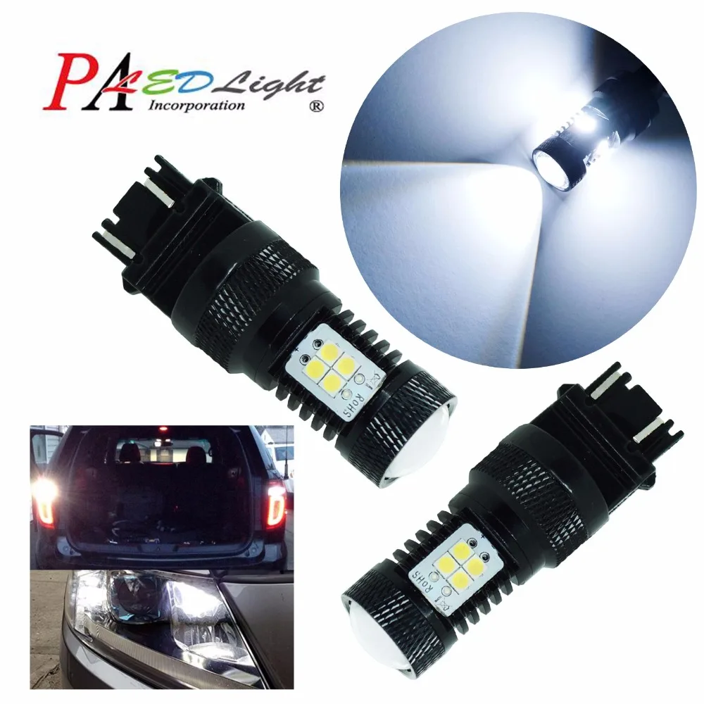 PA светодиодный 2шт x ксеноновый Белый 3157 3156 14SMD высокой мощности SMD 3030 резервный