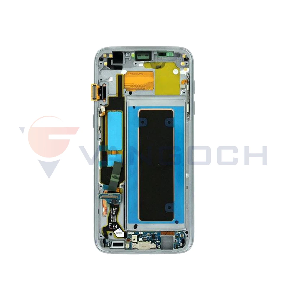 + Оригинальный Super Amoled ЖК-Экран для samsung Galaxy S7 край Дисплей G935F G935FD сборки Замена с и