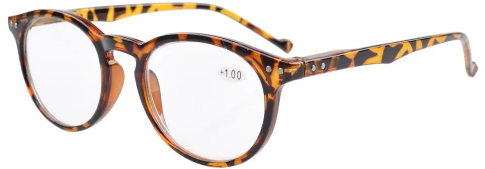 DEMI R071 Eyekepper овальные круглые пружинные петли очки для чтения+ 0,00-+ 4,00 - Цвет оправы: DEMI