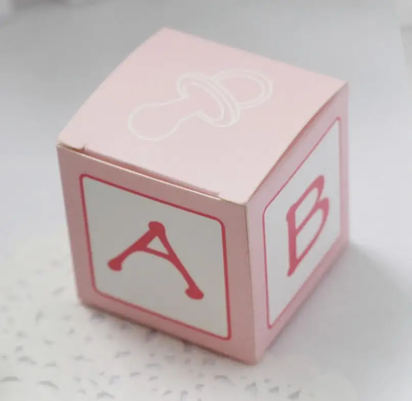 creative A B letters cute lovely feeding-bottle candy bag new marriage charm Shower Favor Boxes Wedding Party Gift hold | Дом и сад