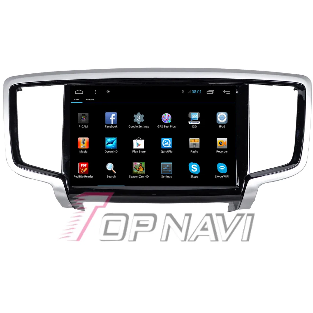 Автомобильный dvd плеер Topnavi 10 2 дюйма четырехъядерный Android 6 0 gps навигация для Odyssey