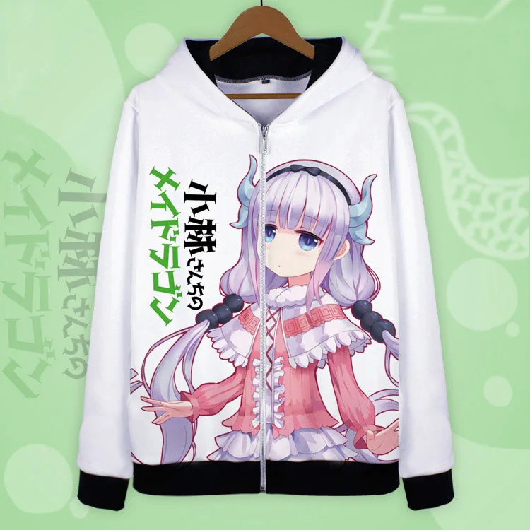 Miss Kobayashi's Dragon Maid Толстовка куртка в стиле аниме пальто Toru Tohru Косплей Костюм |