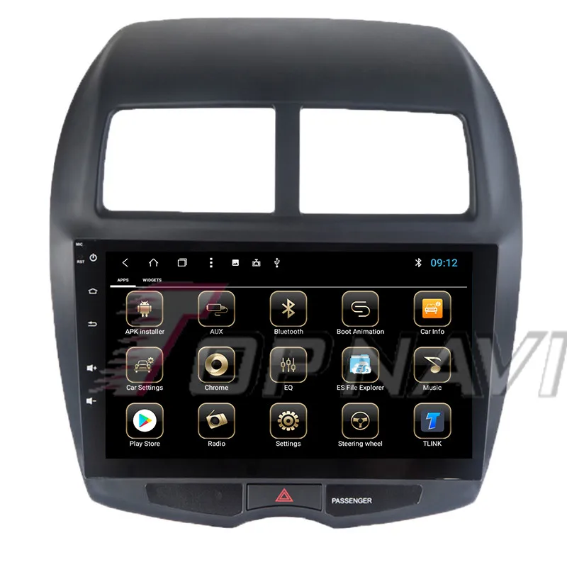 Автомобильный GPS плеер 2 din 10 1 дюйма Android 8 Радио для Mitsubishi ASX 2013 стерео
