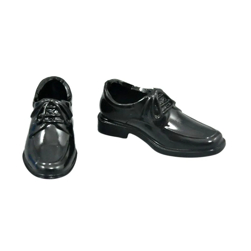 1/6 Black Shoes for 12&quot Male Action Figure Body | Игрушки и хобби