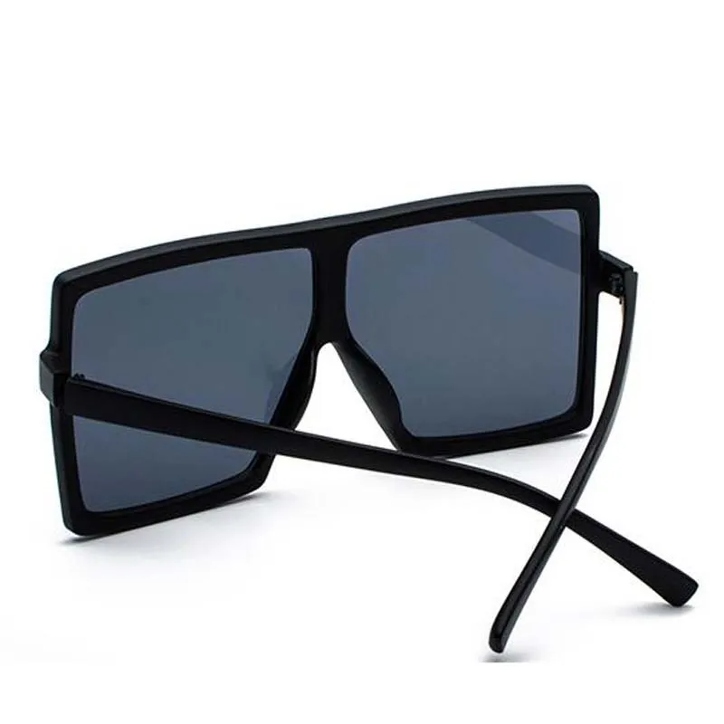 Солнцезащитные очки большого размера для женщин и мужчин брендовые дизайнерские