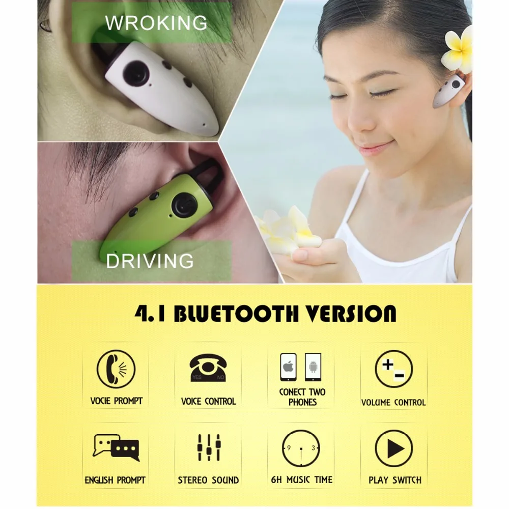 Новейшие деловые bluetooth наушники SOONHUA беспроводная Спортивная гарнитура с