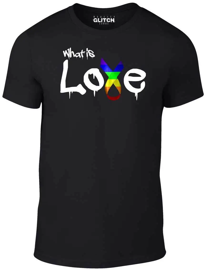 What is Love Футболка забавная футболка гей лесби Радуга гордости классный модный