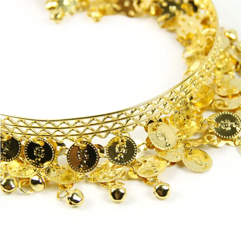 Головной убор с кисточками для монет головная повязка танца живота Ювелирное