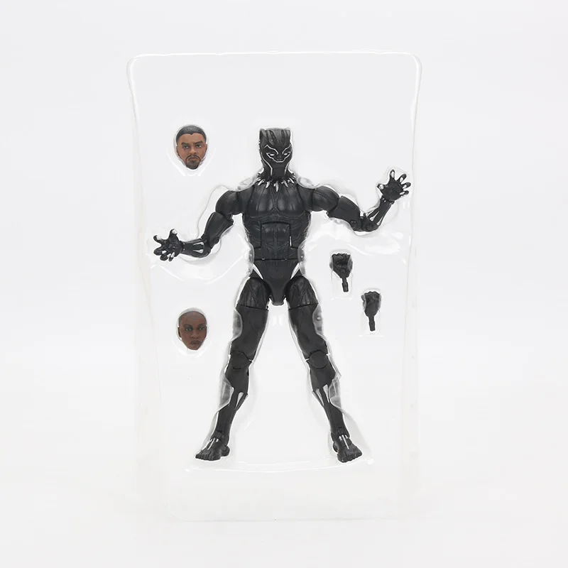 Marvel игрушки Черная пантера ПВХ фигурка Мстители Железный человек накия болт Sub-Mariner Фигурки Коллекция Модель Куклы Игрушка
