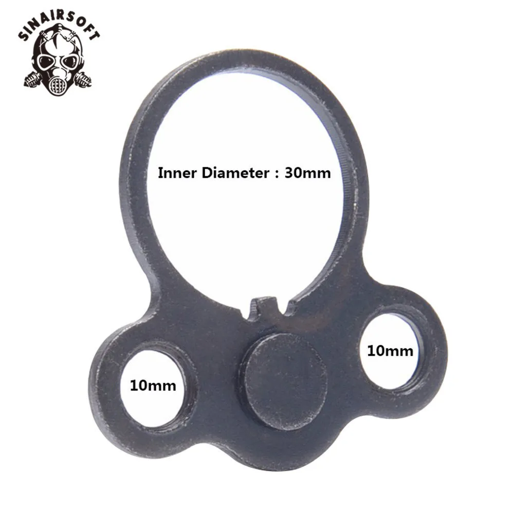SINAIRSOFT AR 15 M4/16 Gun Sling End Plate двухсторонний амфибия Mount Adapter W/QD Swivel|Пейнтбольные