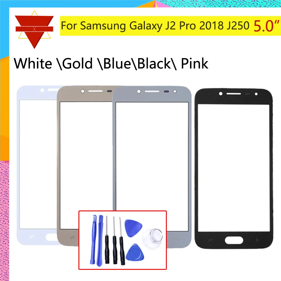 Внешний стеклянный экран для Samsung Galaxy J2 Pro 2018 J250 J250M J250G Grand Prime Pro|Сенсорные панели