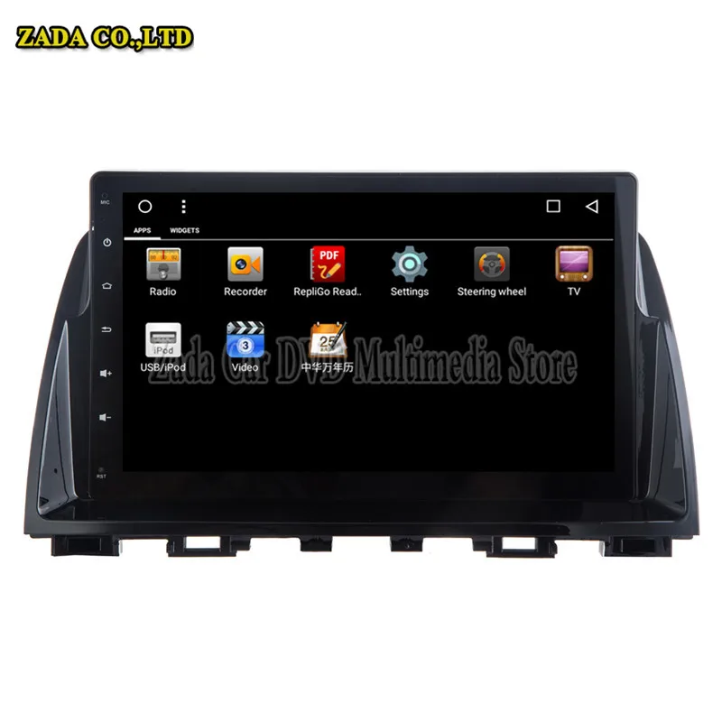 NaviTopia 10 1 дюймов Восьмиядерный Android 8 автомобильный dvd плеер для Mazda 6 ATENZA 2014 2015 2016