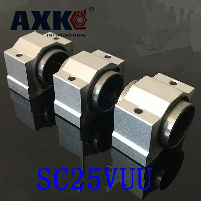 Детали для фрезерного станка с ЧПУ 2 шт. Sc25vuu Scv25uu Sc25v 25 мм Корпус линейного