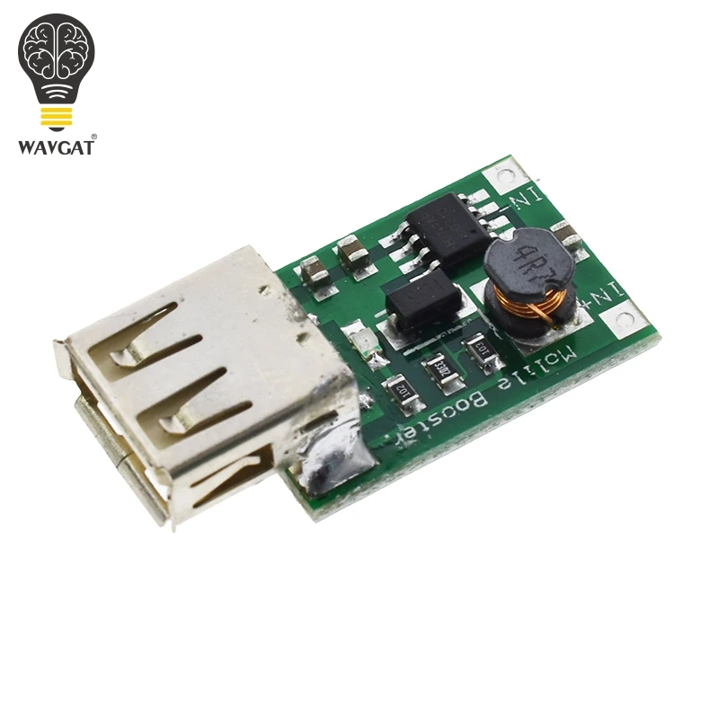 DC 2V 5V до 1200MA 1.2A повышающий усилитель USB Мобильный блок питания литиевая батарея
