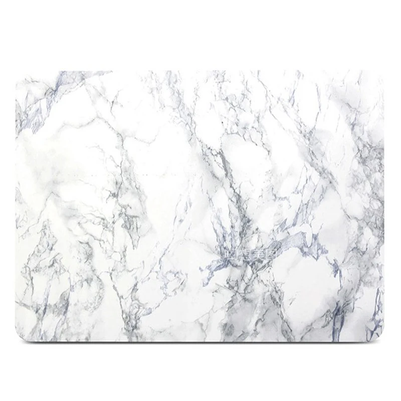 Жесткий чехол с белым мраморным узором + для клавиатуры Macbook Pro Retina 13 3 &quotA1502/A1425