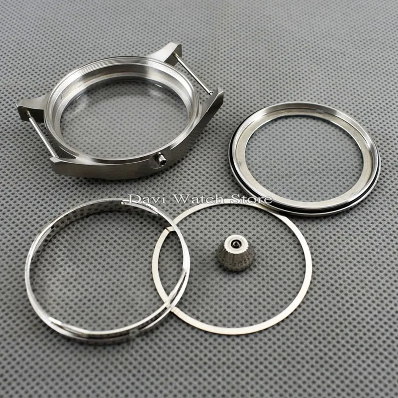 

Brushed 43mm watch case fit ST36 ETA 6497 6498 MOVEMENT