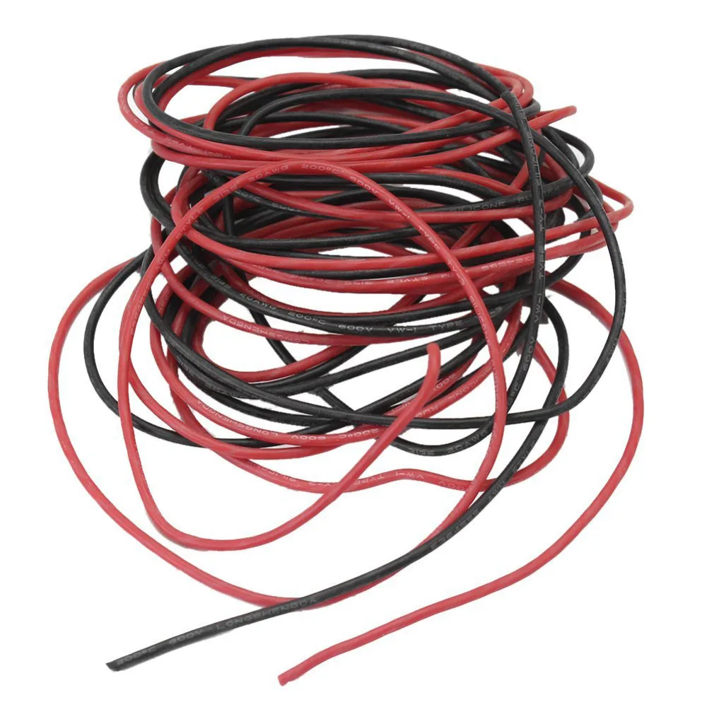 ALLiSHOP 22 # AWG провод гибкий силиконовый RC кабель 22AWG 60/0. 08TS наружный диаметр 1 7 мм DIY