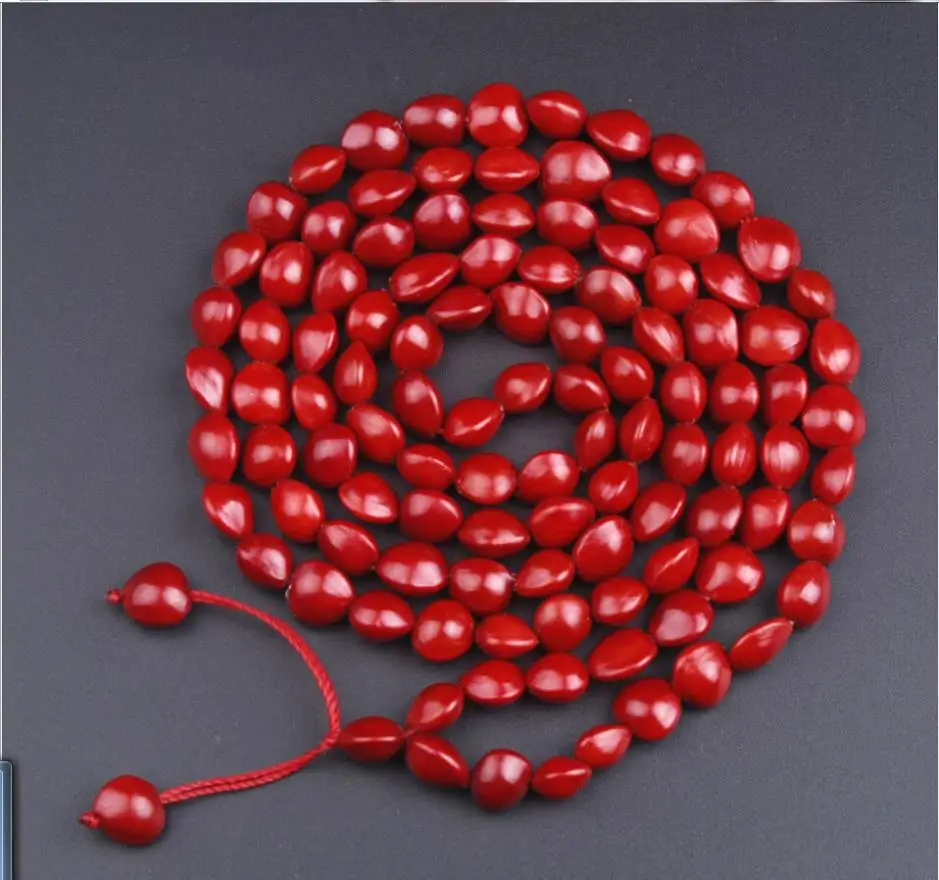 OMH оптовая продажа 16 108 шт ювелирные изделия натуральный красный bean jequirity крови bodhi