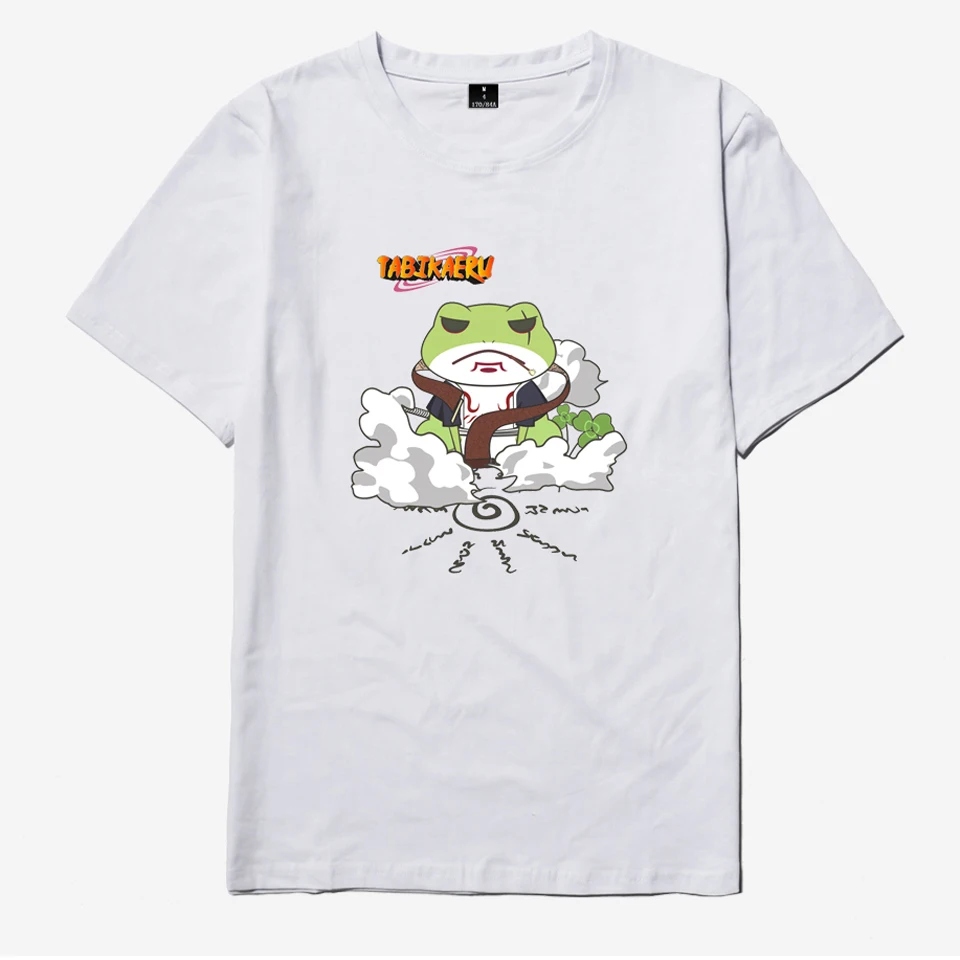 2018 NARUTO Frog Anime Short Sleeve T shirt Men/Women Funny Tshirts Cotton hip hop Men Summer tee homme Cool Top Tees | Мужская одежда