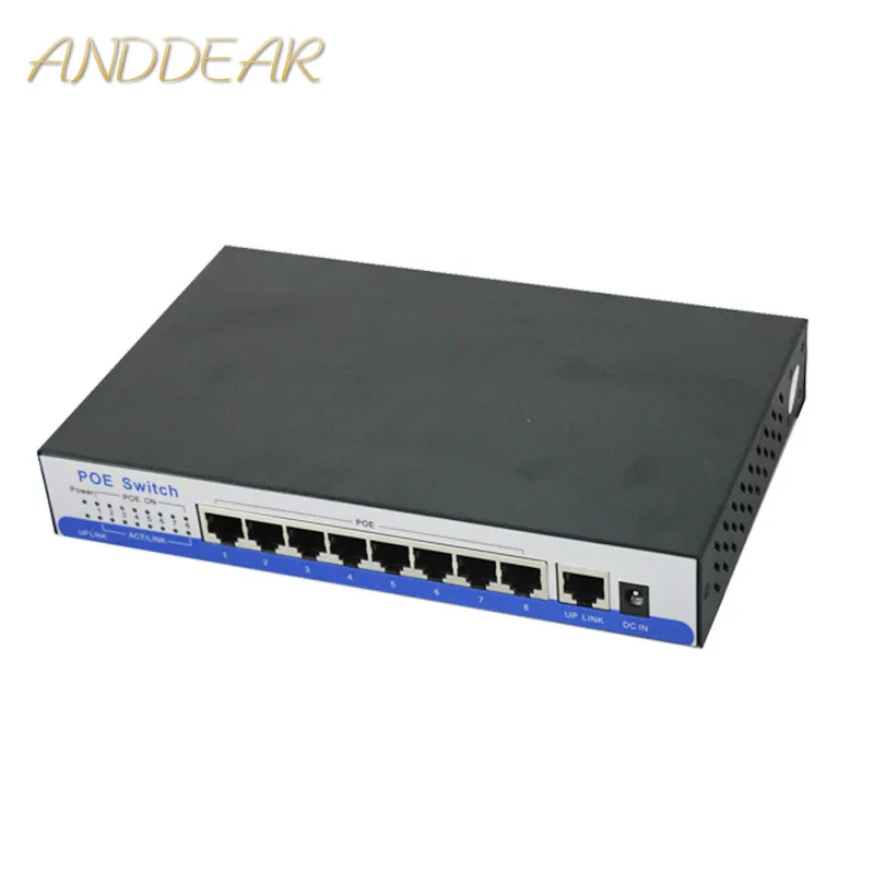 Гигабитный коммутатор H8 poe 9 10/100/1000 Мбит/с rj45 порт 8 IEEE802.3af/at active для Dahua Hik WAPA 3M 1080P HD IP