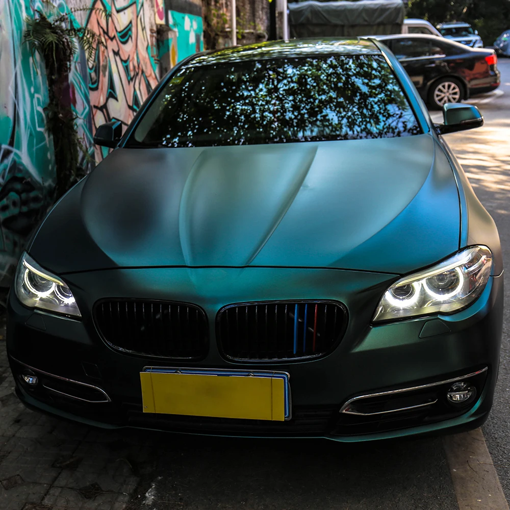 HOHOFILM 60''x12'' Turquoise Ligthning Metal Car Wrap Motorcycle Scooter DIY Styling Adhesive Film Sheet With Air Bubble | Дом и