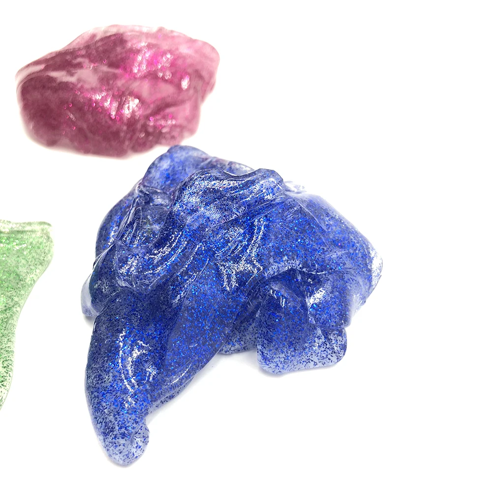 Никогда не сухой шлам Стекло Playdough из прозрачной резины грязи безопасности