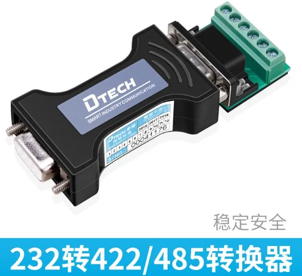 DTECH RS232 к RS485/RS422 RS485 RS422 485/422 преобразователь пассивный анти всплеск