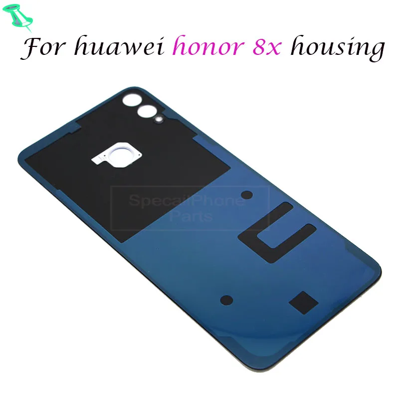Задняя крышка для huawei Honor 8X 8 X корпус батареи задняя 3D стекло замена деталей