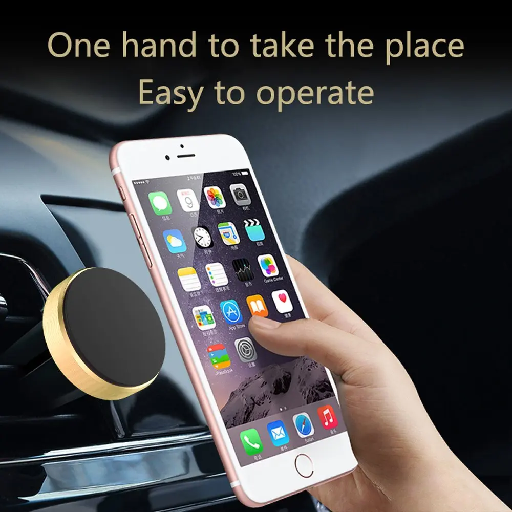 Универсальный магнитный автомобильный держатель JKING для телефона iPhone 6 6s 7 Plus