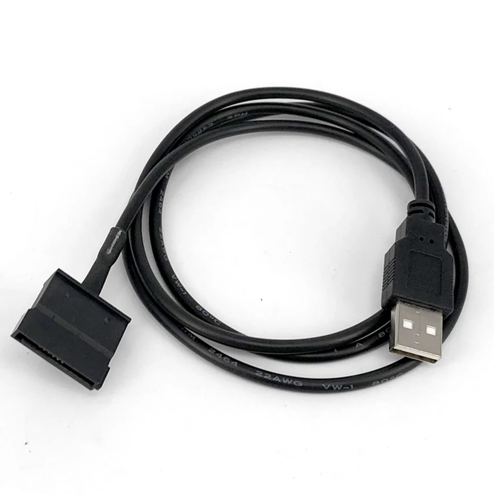 Кабель питания внешний 100 см USB 2 0 папа на 15 контактов SATA мама 5 дюйма 3 SSD SATA2.0 HDD В |