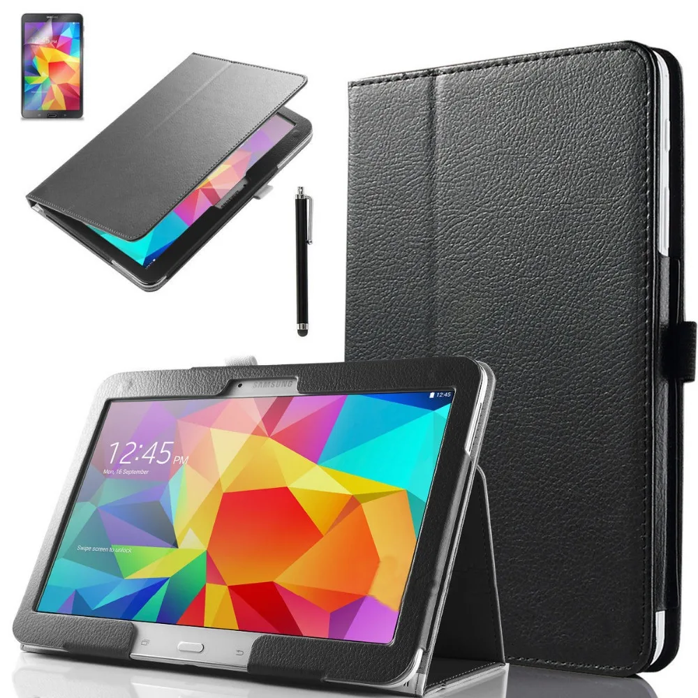 Чехол для Samsung Galaxy Tab 4 10 1 новый модный книжка из искусственной кожи чехол
