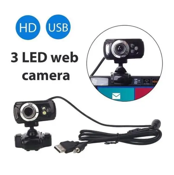 Веб камера Fanshu Full HD 1080P USB 50 0 м видеокамера для компьютера с микрофоном 3