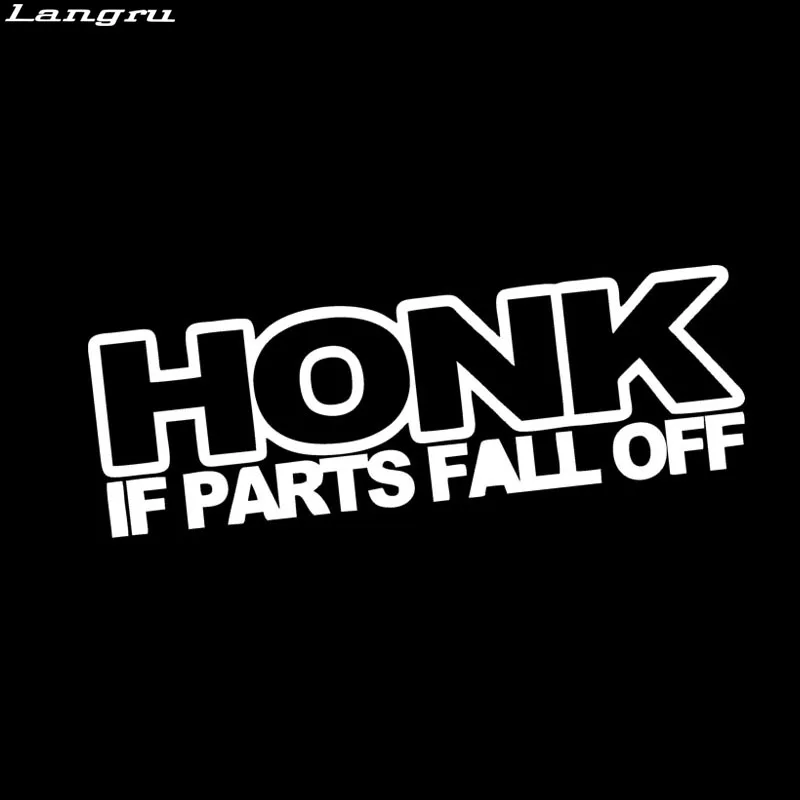 Langru Honk запчасти наклейка забавный Стайлинг автомобиля дрифт опущенная старая