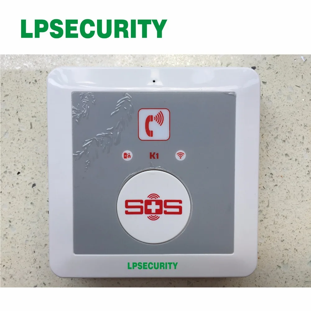simple and fast Push-to-talk auto dial to pre-defined numbers SMS alert K1 GSM SOS Call Elderly Helper Security |