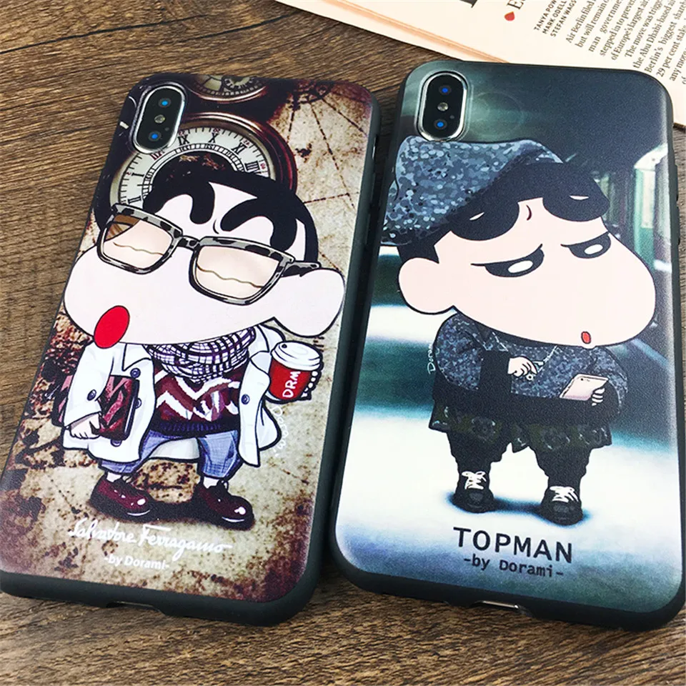 Высокое качество мультфильм чехол для iPhone 5 5S SE 6 7 8 10 шаблон любители телефон