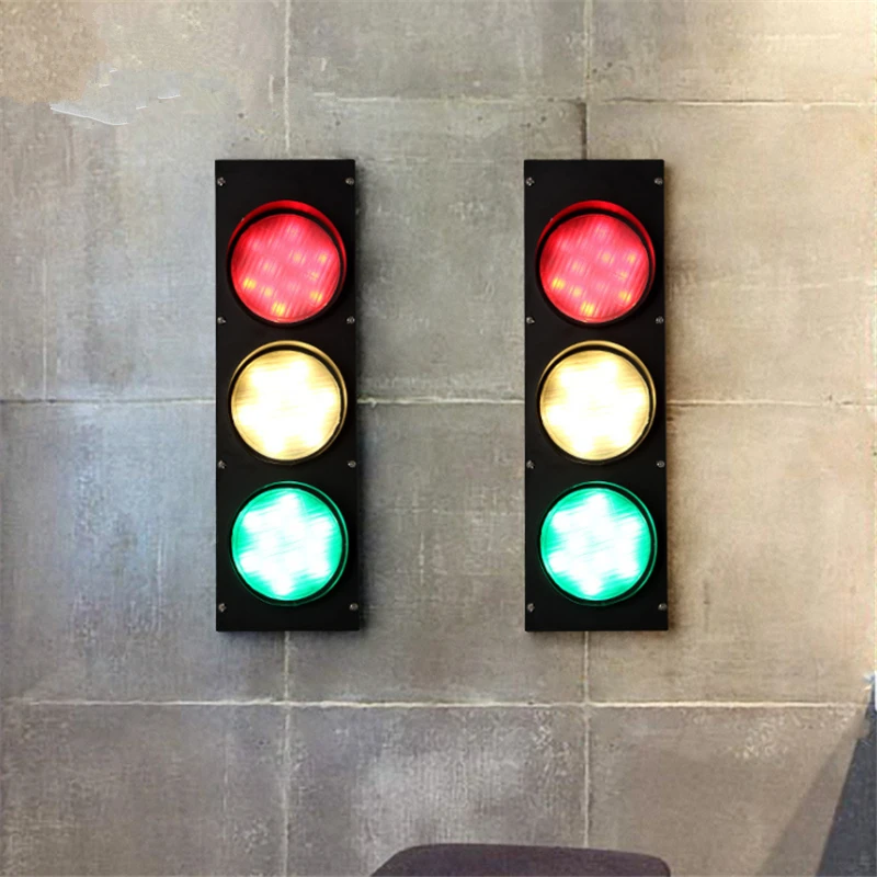 Loft Industrial Study Led Wall Light Creative Traffic Design Bedside Aisle Bar Coffee Shop Lamp Free Shipping | Освещение