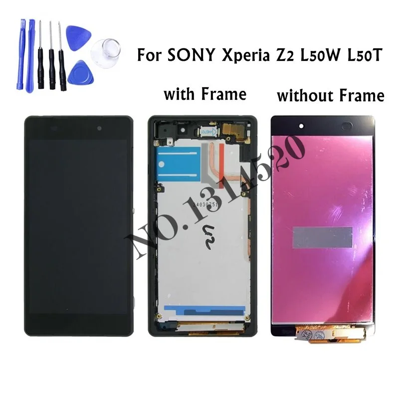 Сенсорный экран для Sony Xperia Z2 L50W L50T D6502 D6503 D6543 D6502D ЖК дисплей планшета датчик