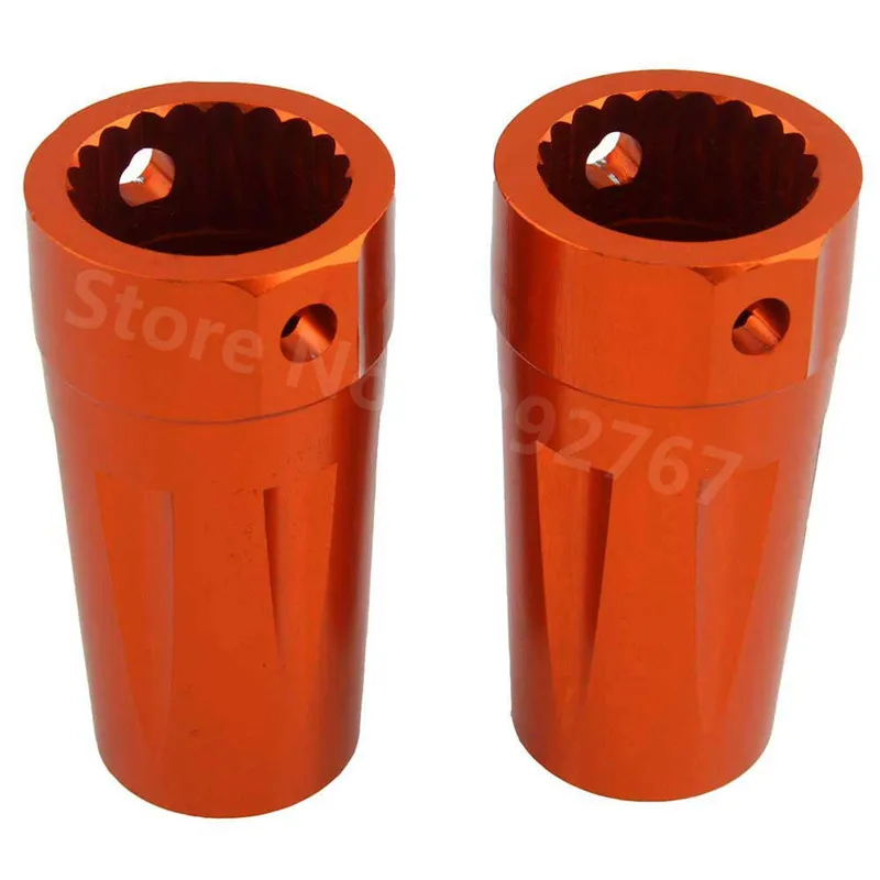 2 шт./лот Радиоуправляемый автомобиль из алюминиевого сплава руль задние кастеты