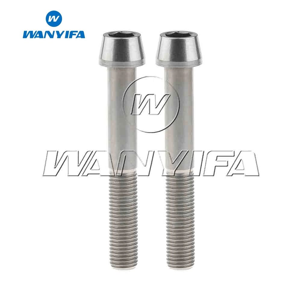Титановый &quotwanifa&quot Ti M10x70mm 1 5 25 мм Шаг коническая головка болт для мотоцикла