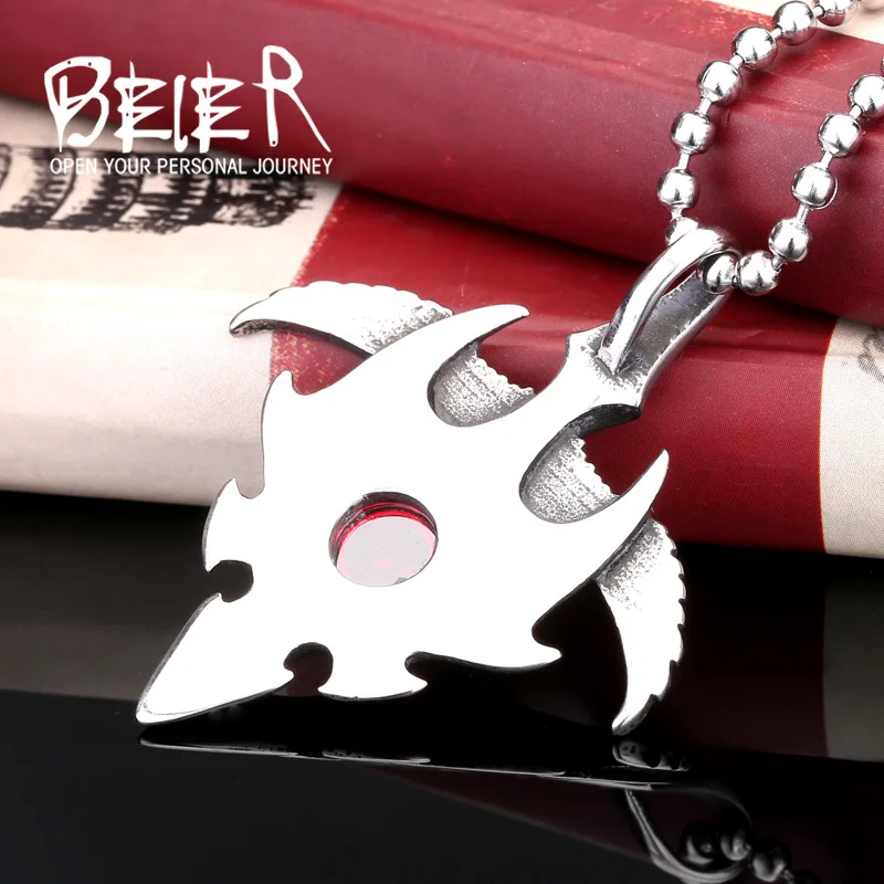 Новый магазин от Beier ожерелье с подвеской орлом из нержавеющей стали 316L |