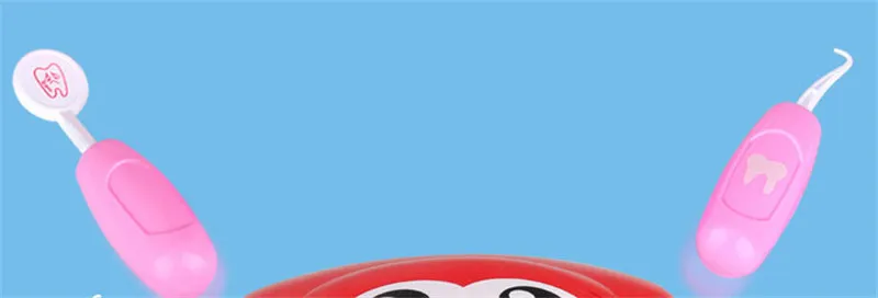 9 шт., игрушка для ролевых игр, стоматологическая проверка зубов, модель, набор, медицинский набор, Обучающие ролевые игры, моделирование, обучающие игрушки для детей