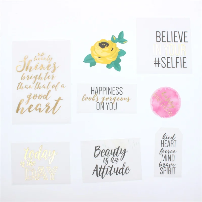 YPP CRAFT 38 шт. Hello Sunshine Vellum бумажные высечки для скрапбукинга Happy planner/Создание