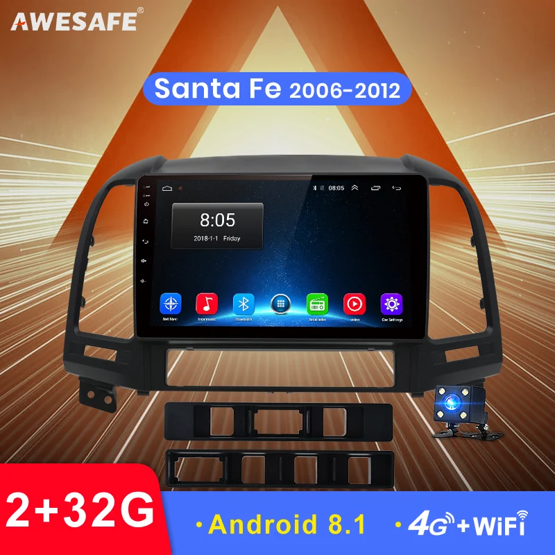Для hyundai Santa Fe 2 2006 2012 головное устройство 40%|Автомагнитолы| |